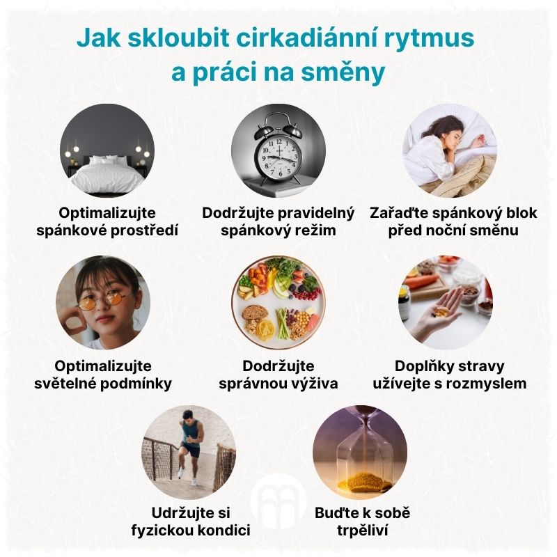 Jak skloubit cirkadiánní rytmus a práci na směny